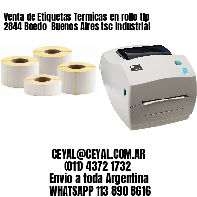 Venta de Etiquetas Termicas en rollo tlp 2844 Boedo  Buenos Aires tsc industrial