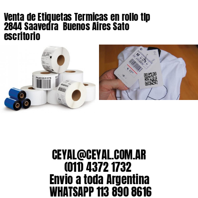 Venta de Etiquetas Termicas en rollo tlp 2844 Saavedra  Buenos Aires Sato escritorio