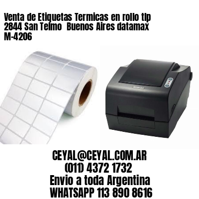 Venta de Etiquetas Termicas en rollo tlp 2844 San Telmo  Buenos Aires datamax  M-4206