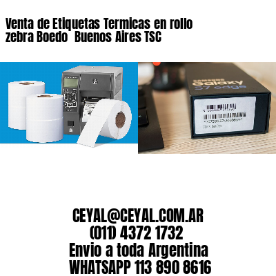 Venta de Etiquetas Termicas en rollo zebra Boedo  Buenos Aires TSC