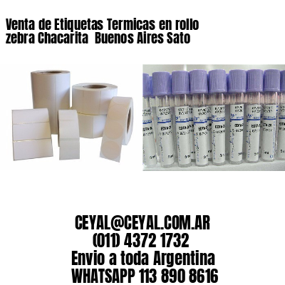 Venta de Etiquetas Termicas en rollo zebra Chacarita  Buenos Aires Sato