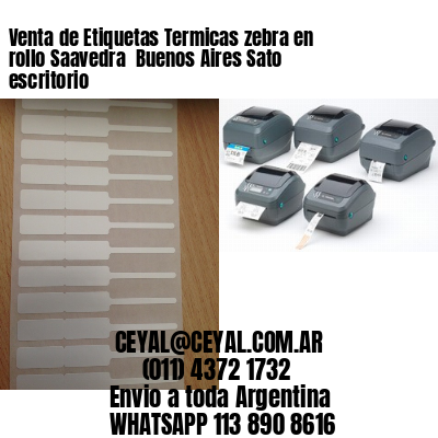 Venta de Etiquetas Termicas zebra en rollo Saavedra  Buenos Aires Sato escritorio