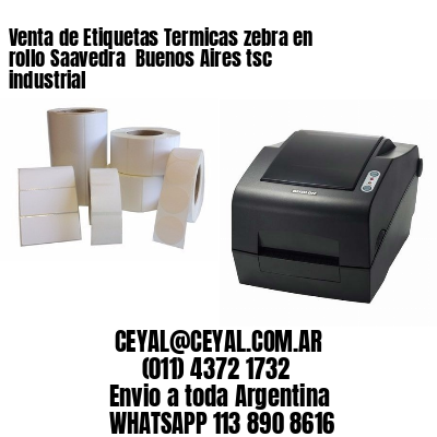 Venta de Etiquetas Termicas zebra en rollo Saavedra  Buenos Aires tsc industrial
