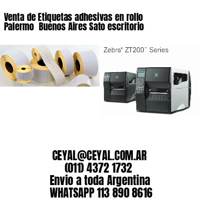 Venta de Etiquetas adhesivas en rollo Palermo  Buenos Aires Sato escritorio