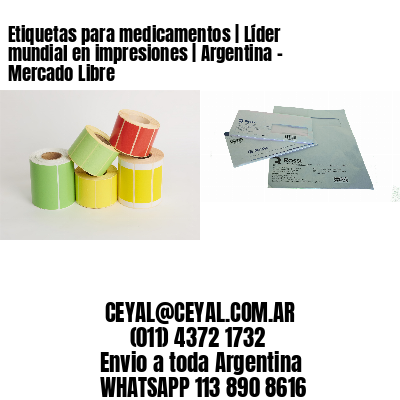 Etiquetas para medicamentos | Líder mundial en impresiones | Argentina – Mercado Libre