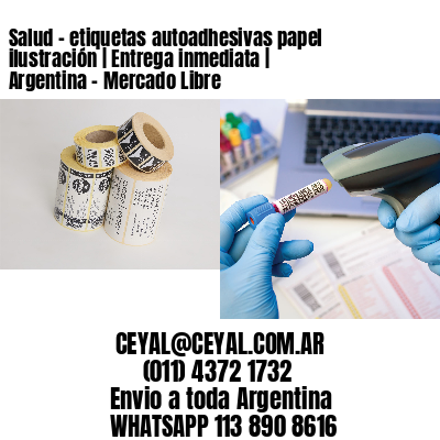 Salud – etiquetas autoadhesivas papel ilustración | Entrega inmediata | Argentina – Mercado Libre