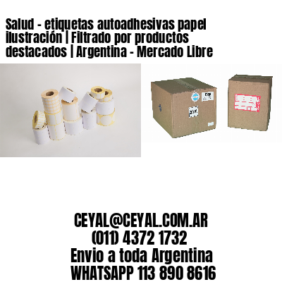 Salud – etiquetas autoadhesivas papel ilustración | Filtrado por productos destacados | Argentina – Mercado Libre