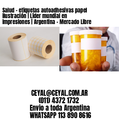 Salud – etiquetas autoadhesivas papel ilustración | Líder mundial en impresiones | Argentina – Mercado Libre
