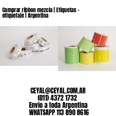 Comprar ribbon mezcla | Etiquetas - etiquetaje | Argentina