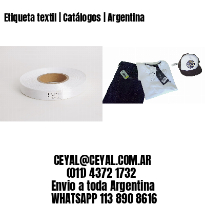 Etiqueta textil | Catálogos | Argentina