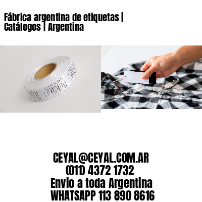Fábrica argentina de etiquetas | Catálogos | Argentina