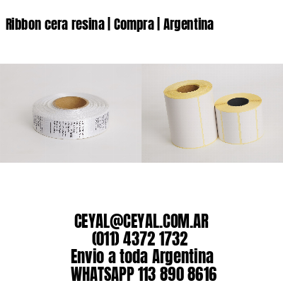 Ribbon cera resina | Compra | Argentina