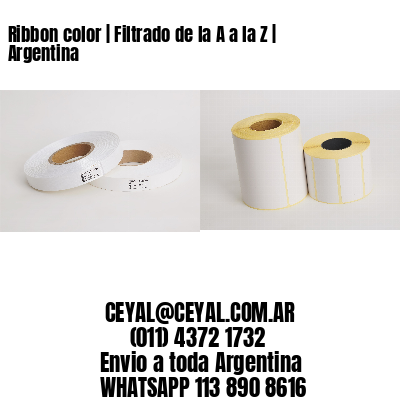 Ribbon color | Filtrado de la A a la Z | Argentina