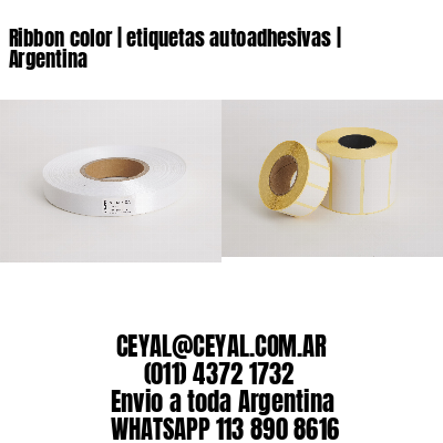 Ribbon color | etiquetas autoadhesivas | Argentina