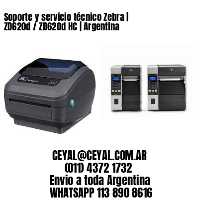 Soporte y servicio técnico Zebra | ZD620d / ZD620d‑HC | Argentina
