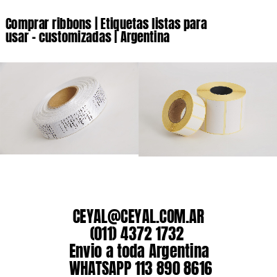 Comprar ribbons | Etiquetas listas para usar – customizadas | Argentina