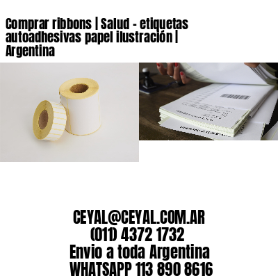 Comprar ribbons | Salud - etiquetas autoadhesivas papel ilustración | Argentina
