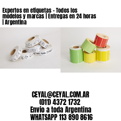 Expertos en etiquetas – Todos los modelos y marcas | Entregas en 24 horas | Argentina