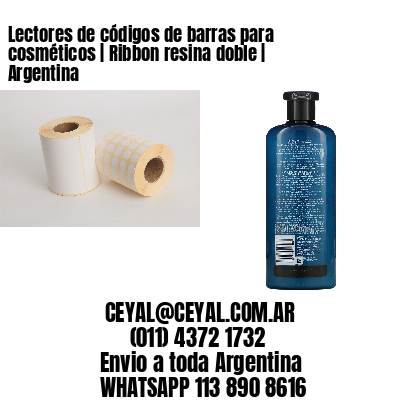 Lectores de códigos de barras para cosméticos | Ribbon resina doble | Argentina