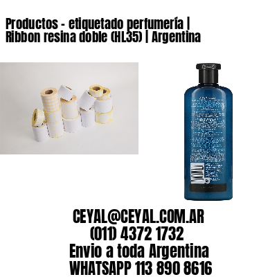 Productos - etiquetado perfumería | Ribbon resina doble (HL35) | Argentina