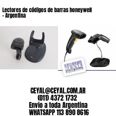Lectores de códigos de barras honeywell – Argentina