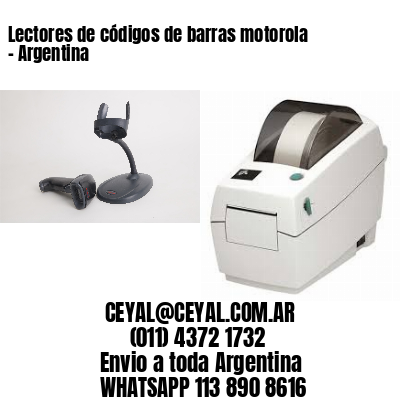 Lectores de códigos de barras motorola – Argentina