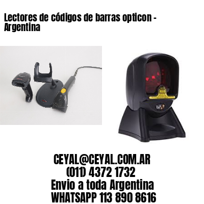 Lectores de códigos de barras opticon – Argentina