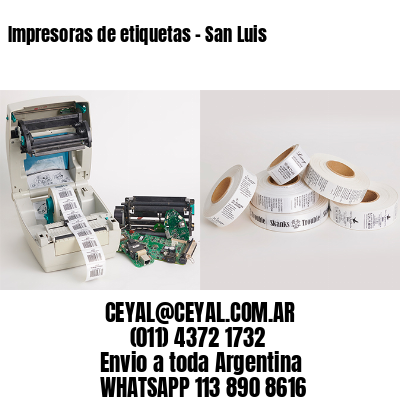 Impresoras de etiquetas – San Luis
