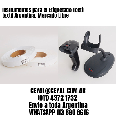 Instrumentos para el Etiquetado Textil textil Argentina. Mercado Libre