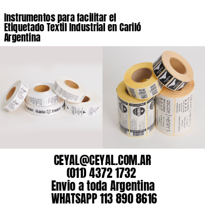Instrumentos para facilitar el Etiquetado Textil Industrial en Cariló Argentina