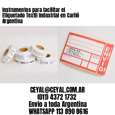 Instrumentos para facilitar el Etiquetado Textil Industrial en Cariló Argentina