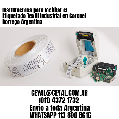 Instrumentos para facilitar el Etiquetado Textil Industrial en Coronel Dorrego Argentina