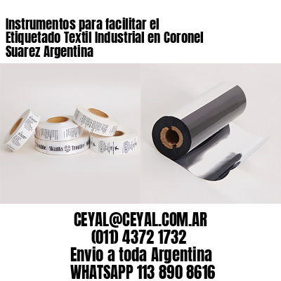 Instrumentos para facilitar el Etiquetado Textil Industrial en Coronel Suarez Argentina