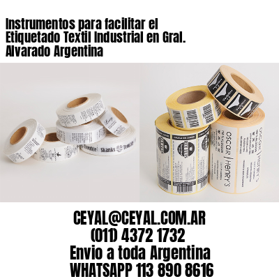 Instrumentos para facilitar el Etiquetado Textil Industrial en Gral. Alvarado Argentina