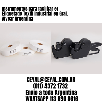 Instrumentos para facilitar el Etiquetado Textil Industrial en Gral. Alvear Argentina
