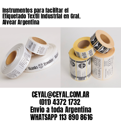 Instrumentos para facilitar el Etiquetado Textil Industrial en Gral. Alvear Argentina