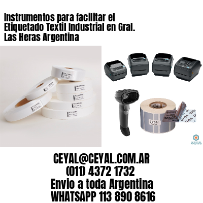 Instrumentos para facilitar el Etiquetado Textil Industrial en Gral. Las Heras Argentina