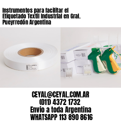 Instrumentos para facilitar el Etiquetado Textil Industrial en Gral. Pueyrredón Argentina