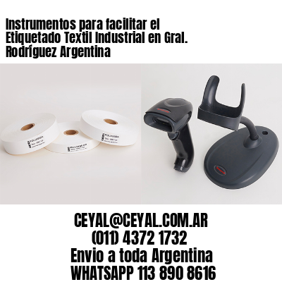 Instrumentos para facilitar el Etiquetado Textil Industrial en Gral. Rodríguez Argentina