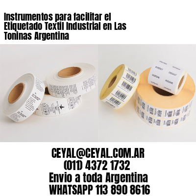 Instrumentos para facilitar el Etiquetado Textil Industrial en Las Toninas Argentina