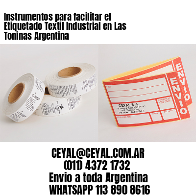 Instrumentos para facilitar el Etiquetado Textil Industrial en Las Toninas Argentina