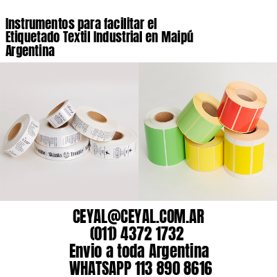 Instrumentos para facilitar el Etiquetado Textil Industrial en Maipú Argentina