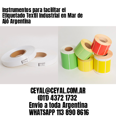 Instrumentos para facilitar el Etiquetado Textil Industrial en Mar de Ajó Argentina