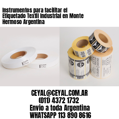 Instrumentos para facilitar el Etiquetado Textil Industrial en Monte Hermoso Argentina
