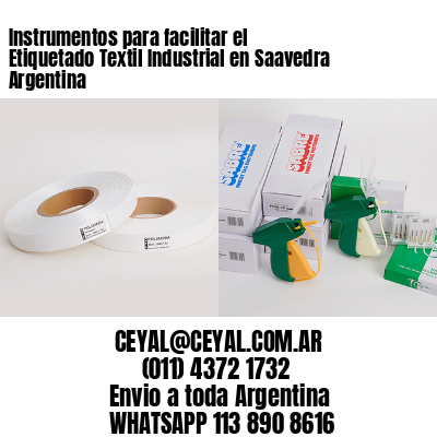 Instrumentos para facilitar el Etiquetado Textil Industrial en Saavedra Argentina