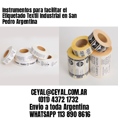 Instrumentos para facilitar el Etiquetado Textil Industrial en San Pedro Argentina