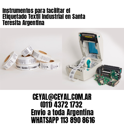 Instrumentos para facilitar el Etiquetado Textil Industrial en Santa Teresita Argentina