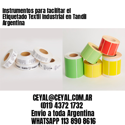 Instrumentos para facilitar el Etiquetado Textil Industrial en Tandil Argentina