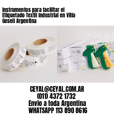 Instrumentos para facilitar el Etiquetado Textil Industrial en Villa Gesell Argentina