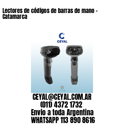 Lectores de códigos de barras de mano – Catamarca